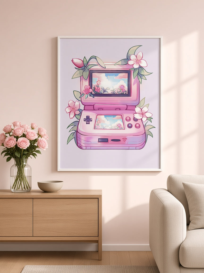Kawaii Gamer Merch Framed Poster | Faelight Art